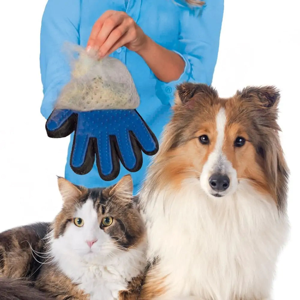 Pet Grooming Brush Glove