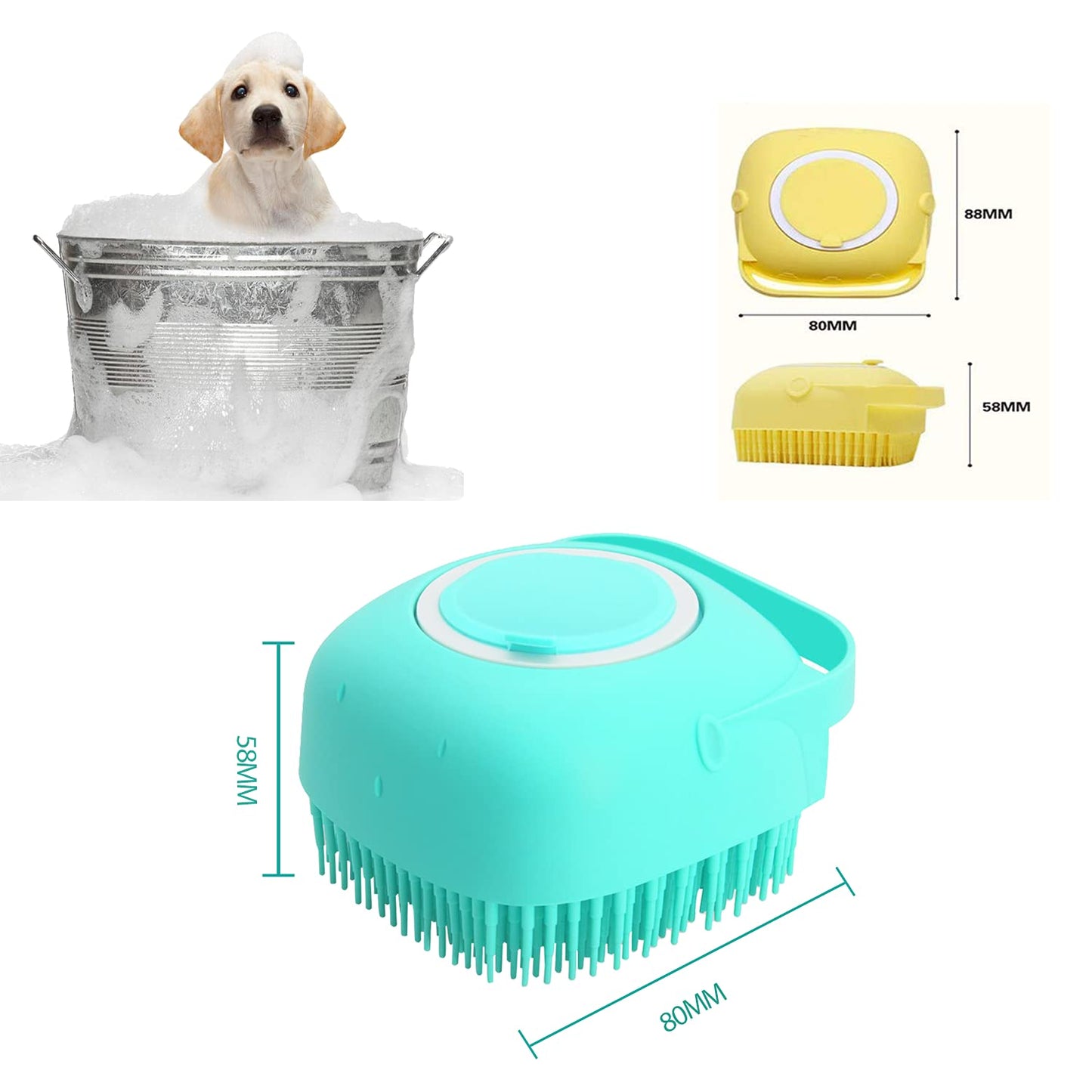 Ultimate Pet Bath Brush: Luxurious Grooming for Your Furry Friend - The Blend Barn