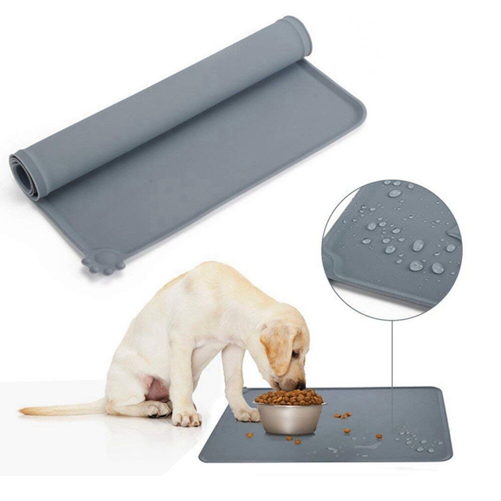 Premium Stainless Steel Dog Bowl with Non-Slip Silicone Mat - The Blend Barn